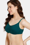 Rosaline Cyber Grove Everyday Double Layered Non Wired 3/4th Coverage T-Shirt Bra (Pack of 2) - Multicolor — thumbnail 4